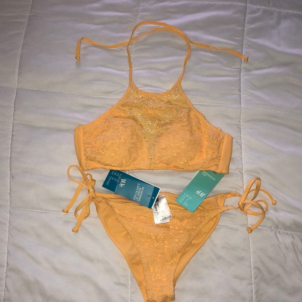 Yellow h&m bikini